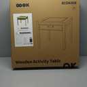 Wooden Kids Building Block Table with Storage, Toddler Activity Table for Nursery, Classroom