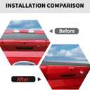 RT-TCZ Tailgate Handle Cover Rear Door Handle Cover Trim Decoration Exterior Accessories for Ford F150 2021-2024 (Red)