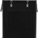 STORAGE MANIAC Large Laundry Basket with Wheels 160L Rolling Laundry Hamper Laundry Cart with Metal Frame and Removable Bag, Clothes Hamper for Bedroom, Bathroom, Dorm Room, Laundry Room, Black