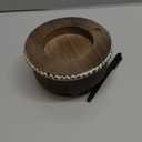 Wooden Cup Holder with Marker Slot Brown Cup Holder Dispenser Disposable Mug Dispenser for Party Decoration Bathroom Kitchen Showers Picnic Housewarming Couples Gift (Stylish Style)