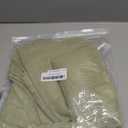 youleyar Solid Sheer Rod Pocket Curtain Voile Draperies 2 Panels White Beige Black Grey Ivory 52 Inch Width 72 Inch Long 1 Pair for Kitchen Bedroom Children Living Room Yard (Sage Green,52W72L)