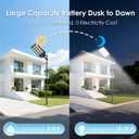 Solar Street Lights Outdoor Waterproof, 14000W Large Solar Parking Lot Light Outside Dusk to Dawn, Motion Sensing & Remote Control, Pole or Wall Mount, for Commercial Yard Garage Patio Barn