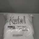 KOUFALL 86 Inch Long Curtains 2 Panels Set for Living Room,Bronze Grommet Linen Semi Sheer Curtain Window Drapes for Bedroom,Cream Beige (52"W x 86"L (Pack of 2), Natural)