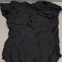 Eomenie Women's One Piece Swimsuit Tummy Control Bathing Suit Cutout Ruffle Slimming Swim Suit.L