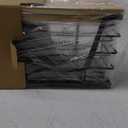 2 Pack Stackable Storage Laundry Kitchen Organizers, Wall Mount Trash Bag Holder with Bamboo Top and Garbage Bag Dispenser No Drill