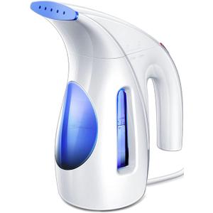 HiLIFE Steamer for Clothes, Portable Handheld Design, 240ml Big Capacity, 700W, Strong Penetrating Steam, Removes Wrinkle, for Home, Office(ONLY FOR 120V) (Blue)