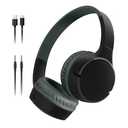 Belkin SoundForm Mini Kids Wireless Headphones w/Built-in Microphone, 30H of Playback Time, & Fun Stickers - Over-Ear Headsets for Online Learning, School, Travel, iPhone, iPad, Galaxy & More - Black