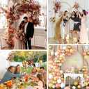 Wedding Arch Backdrop Stand Set of 2 Gold Metal Arch Frame 7.2FT & 6FT Backdrop Stand Wedding Arch Bracket Stand Birthday Party Balloon Arch