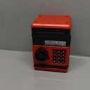 Refasy Piggy Bank Cash Coin Can ATM Bank Electronic Coin Money Bank for Kids Age 3-12, Money Savings Box Mini ATM Coin Bank Toys Gifts for 3 4 5 6 7 8 9 10 11 12 Year Old Boys Girls (Red)