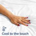 Cooling Sheets Set Queen Size - 4 Piece Summer Bed Sheets for Hot Sleepers & Night Sweats - Ultra Soft & Silky Smooth, Cooling Bed Set - Breathable & Lightweight with Deep Pockets 8" to 16" - White