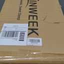 SINWEEK 3.9 Inch Gel Memory Foam Mattress Topper Ventilated Soft Mattress Pad, Bed Topper, CertiPUR-US Certified, Twin XL Size