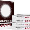 Astrobrights Printer & Copy Paper, 8.5" x 11", 28lb/105gsm, 97 Brightness, White, 5 reams of 300 sheets per ream, 1,500 sheets per carton (91738-01)