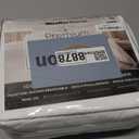 Mueller Ultratemp King Size Sheets Set, Super Soft 1800, 6 Piece, Deep Pocket up to 16" Bed Sheets, Transfers Heat, Breathes Better, Hypoallergenic, Wrinkle, White