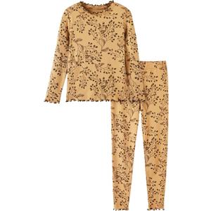 PATPAT Kids Pajama Set,Snug Fit Pjs with Soft Tencel Lyocell Wool Blend, All-Season Comfort, Ages 2-12 Years (3T, Autumn Berries)