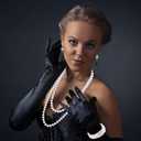 PLULON 1920s Flapper Great Gatsby Accessories Set Fashion Roaring 20's Theme Set (Black, White)