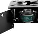 Coghlans Portable Folding Camp Stove  Compact, Lightweight Steel Cooking Stove for Camping, Backpacking, Hiking, or Emergency Use  Uses Canned Heat or Fuel Tablets, Black