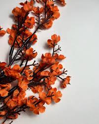 Artificial Flowers, Orange Flowers with branches