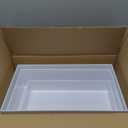 YOPPIX 20.7" Large Size Buffet Risers, Food Risers for Buffet Table, Display Stand Shelf for Catering Dessert Collectibles Jewelry Figures Show, Acrylic Cube Display Nesting Risers