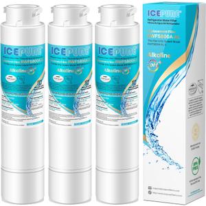 ICEPURE Alkaline RWF5800A-AL Refrigerator Water Filter Replacement for Frigidaire EPTWFU01, EWF02, Pure Source Ultra II, PureSource Ultra 2, GP006, BO022, MR022, SCWFTCTO, 4562222, Enhances PH, 3Pack
