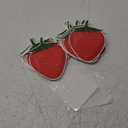 60 Pcs 6x5 in Strawberry Cutouts Sweet Berry Paper Cutouts Wall Decals Summer Fruit Decorations for Bulletin Board Nursery DIY Craft Projects Wall Door Decor Baby Shower Party Supplies(Red)