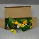 Hamifinee Artificial Lemon Garland with Fairy Lights Spring Summer Greenery Lemon Vine Plant Vivid Fruit Dense White and Yellow Flowers Hanging Wreath for Home Garden Wedding Party Christmas Dcor