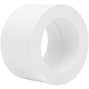 Lswteiz 4"x 3" PVC DWV Reducing Bush Adapter Pipe Fitting SCH40 PVC Reducer Bushing (Socket x Socket) PVC Pipe Reducing Bushing Fitting for Home Sewer Plumbing