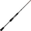 Abu Garcia 6'6" Vengeance Spinning Fishing Rod, 2-Piece Rod, Medium Rod Power, Fast Action, Lure rating 1/4-5/8 oz, 6-12LB Line Rating, Comfortable EVA Handle, 24-Ton Graphite Blank