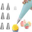 Piping Bag and Tips Cake Decorating and Baking Supplies Kit Includes Cupcake Icing Tips with Pastry Bag