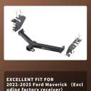 2” Receiver Trailer Hitch for 2022–2025 Ford Maverick (No Factory Tow Package) | Class 3 | 4,000 lbs Towing | Easy Bolt-On Install