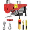 VIVOHOME Electric Hoist, 110V 440 Lbs Winch with Remote Control, Zinc-Plated Steel Wire Hoist for Garage, Warehouses, Factories 38ft Lifting Height with Emergency Stop Switch ETL Listed