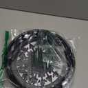 Enhon 2 Pack Plant Hanger, 12 Inch Metal Hanging Planter for Indoor Outdoor Plants, Classy Glossy Black Decorative Hanging Plant Shelf for Window Wall Ceiling Home Decor