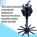 S210T Lateral Assembly Replacement for Hayward S210T 210S Pro Series Pool Sand Filter SX210DA Laterals Parts