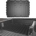 Rear Bed Mat Liner for 2024 Polaris Ranger XD 1500, TPE Rear Cargo Bed Mat All Weather Protector Slush Liner for Polaris Ranger Crew/XD 1500 2024 2025 Accessories, Replace# 2889106