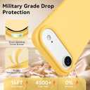 BENTOBEN Magnetic for iPhone Air Case with Magsafe, Liquid Silicone Phone Case iPhone 17 Air Shockproof Gel Rubber Soft Bumper Microfiber Lining Protective Cover Cases for iPhone Air 6.5" 2025, Yellow