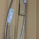 Chrsouly Adjustable Curved Shower Rod, 42-72 inches Extra Wide Shower Curtain Rod, Rust proof, Premium Stainless Steel, Curved Shower Curtain Rod for Bathroom, Need to Drill, Silver