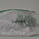 befen Genuine Leather Crossbody Bags for Women with Built in RFID Wallet Medium Women's Saddle Bag Cross Body Purse (Black)