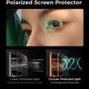MAGIC JOHN 2 PACK for iPhone 17 Pro Max [6.9"] Eye Protection Screen Protector, HD Clear, Auto Dust-Elimination, 9H Tempered Glass & Scratch Resistance, Full Edge Coverage