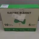 Heated Blankets King Size Electric Blankets 100''X90'', Soft Plush Flannel with Dual Controllers, 5 Heating Level & 10 Hour Auto Off, ETL Certified & Machine Washable, Gifts for Grandma(Charcoal Grey)