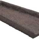 Rocky Mountain Goods Rubber Downspout Splash Block - Brown Heavy Duty Stay in Place Design - Made from 100% Recycled Rubber - Does Not Crack or Chip in Winter - Protects Foundation, Beds, Lawn