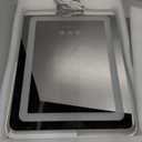 halumao Vanity Mirror with Lights, 14.5" Light Up Makeup Mirror, LED Makeup Mirror with Lights for Bedroom Tabletop, Smart Touch Control 3 Colors Dimmable, 360 Rotation (White)