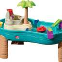 Step2 Splish Splash Seas Water Table, Kids Water Table Activity Sensory Playset, Summer Outdoor Toys, 9 Piece Water Toy Accessories, For Toddlers 1.5+ Years Old, Blue & Purple (Multi)