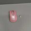 memzuoix 2.4G Wireless Mouse - Portable Optical Mouse with USB Receiver, 1200 DPI, 5 Buttons (Pink) for Laptop, PC, Desktop, MacBook