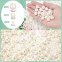 10 Set 6 Inch Acrylic Cylinder Vases for Centerpieces with Pearl Filler Clear Plastic Flower Vase for Wedding Centerpieces Birthday Party Home Table Decorations