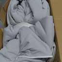 Cozy Bliss Cooling Comforter Queen Size, Cooling Blankets for Hot Sleepers and Night Sweats, Gray Summer Comforter for Queen Size Bed, Breathable Soft Lightweight Silk Smooth