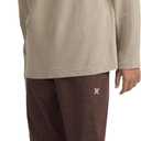 Hurley Boys' Long Sleeve Soft Basic T-shirt and Joggers 2-piece Outfit Set (M)