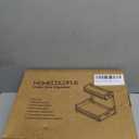 Under Sink Organizer, 2 Tier Pull Out Bathroom Cabinet Organizers and Storage L-Shaped,Multi-Purpose Metal Sliding Drawer Storage Shelf for Kitchen Bathroom, 1 Pack Grey (Gray)