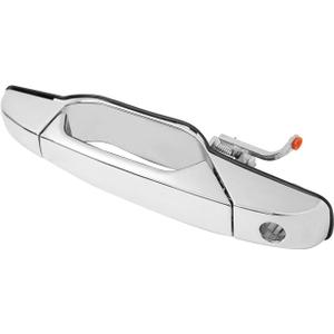 Exterior Chrome Door Handle Front Left Driver Side | Replacement for 2007-2013 Chevy Silverado Suburban Tahoe Avalanche GMC Sierra Yukon Cadillac Escalade | Replaces# 20828258, 22738721, 25960525