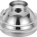 PATIKIL 6 Inch Adjustable Air Vent Stainless Steel Round Soffit Vent Air Ventilation Outlet Hood Ducting Hose Wall Ceiling Cover for Bathroom Kitchen Office