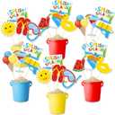 Bessmoso Splish Splash Party Decorations 24 PCS Beach Centerpiece Sticks Table Toppers Birthday Decor Beach Balls Party Favors Hawaiian Summer Pool Party Supplies Beach Party Decorations