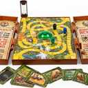Jumanji Deluxe Game, Immersive Electronic Version of The Classic Adventure Movie Board Game, With Lights and Sounds, Family Game Night Game for Kids & Adults Ages 8 and up